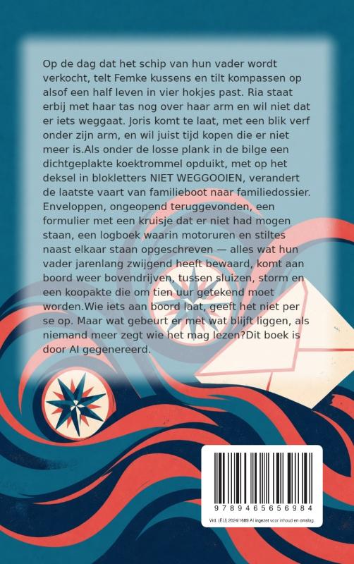 Achterkant van Blauwe tape
