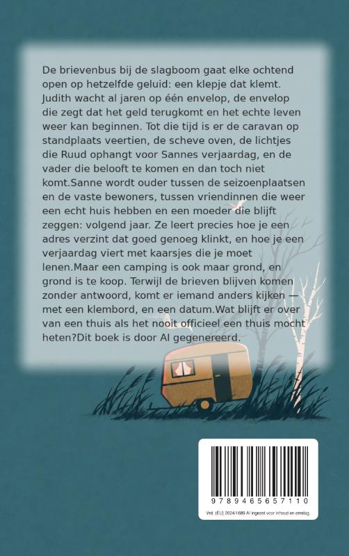 Achterkant van Caravan