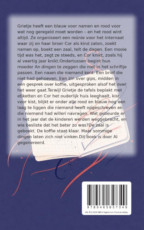 Achterkant van Ruitjesblok