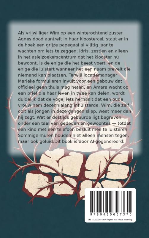Achterkant van Achter de muur