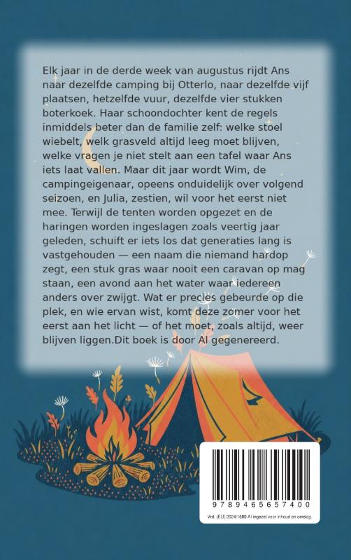 Achterkant van Veertig zomers