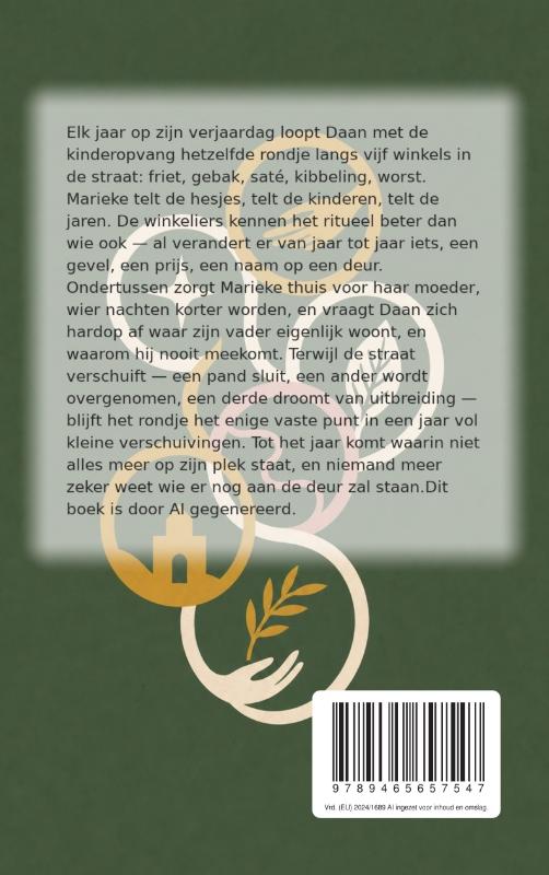 Achterkant van In een goede week