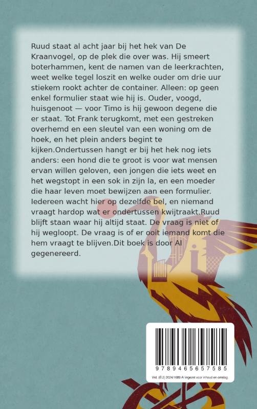 Achterkant van Kraanvogel
