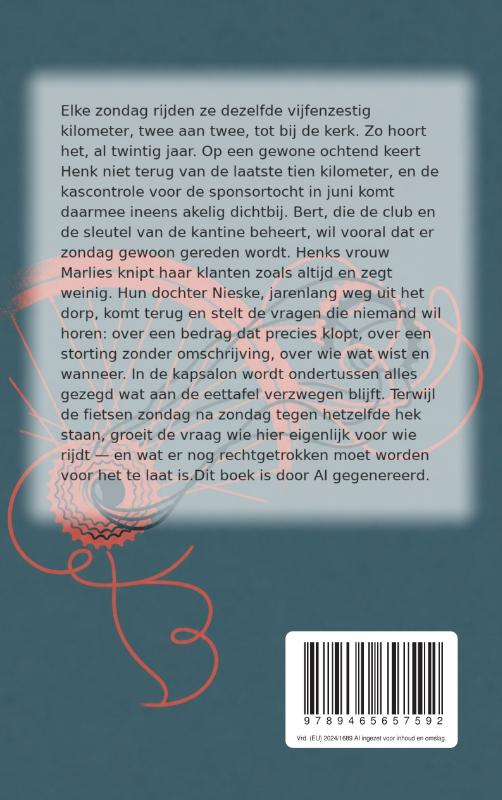 Achterkant van Rekening