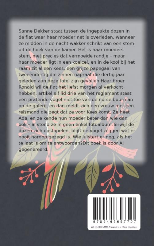 Achterkant van Kees