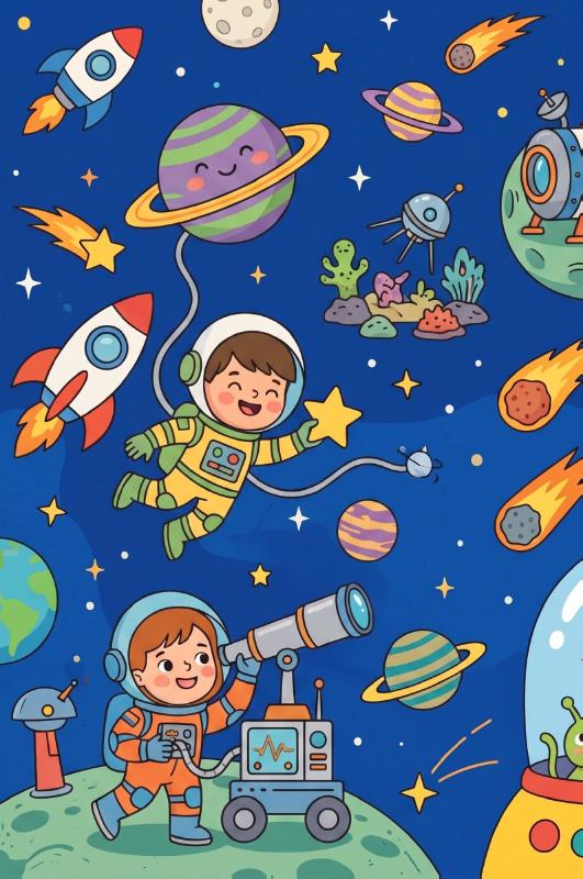 Achterkant van Astronauten in training