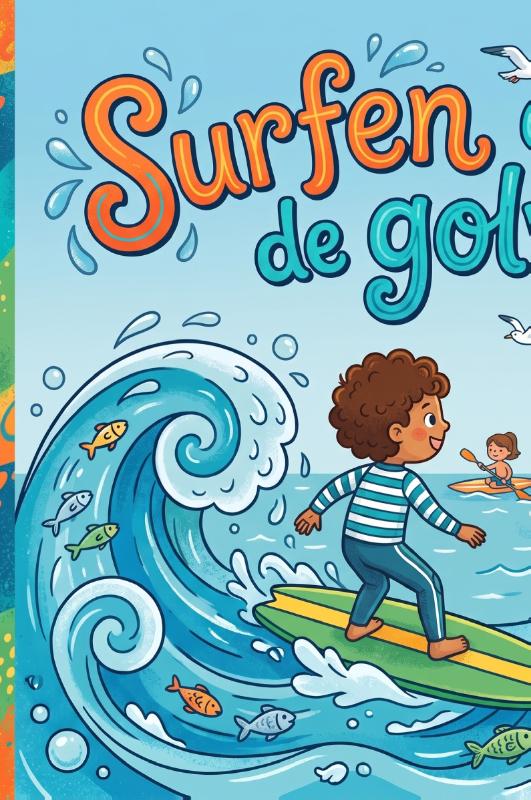 Achterkant van Surfen op de golven