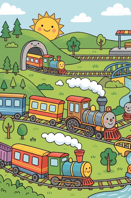 Achterkant van Treinen en locomotieven