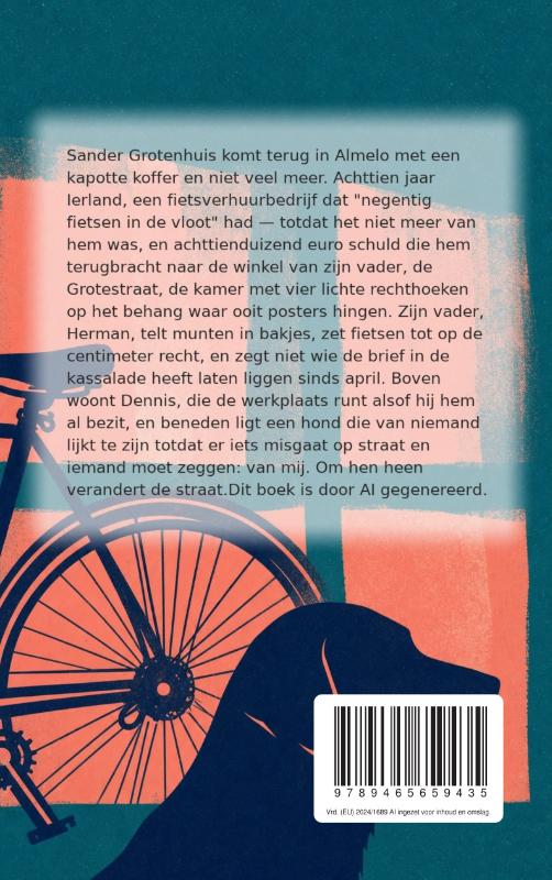 Achterkant van Open