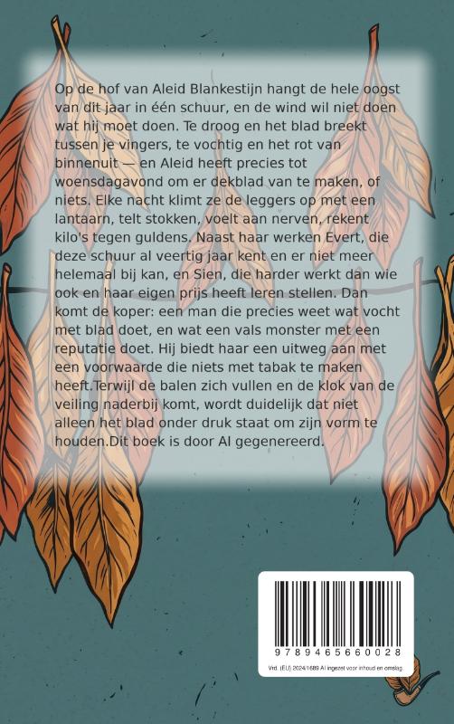 Achterkant van Vastgedroogd