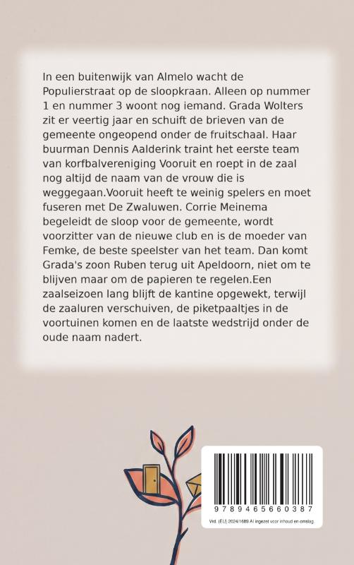 Achterkant van Ik heb de bar nog