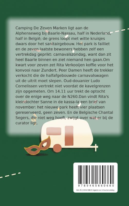 Achterkant van Op drie is op drie