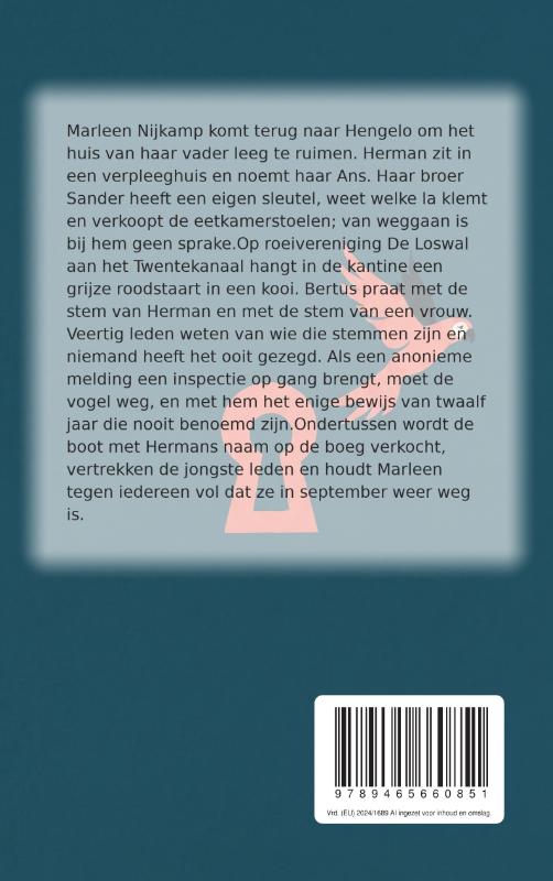 Achterkant van Ik doe de deur wel dicht