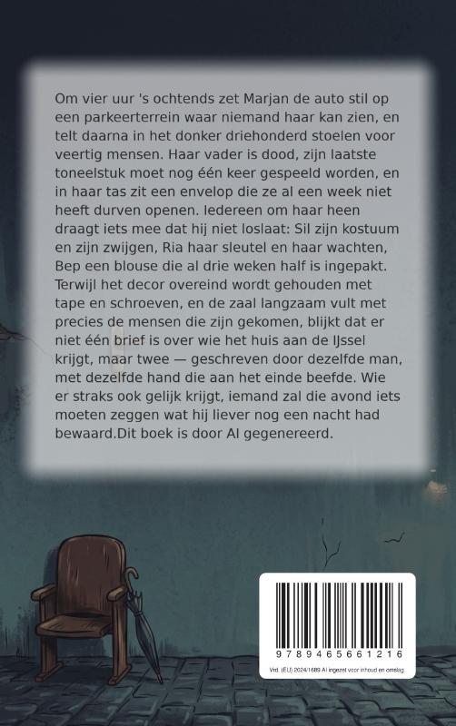 Achterkant van De laatste voorstelling