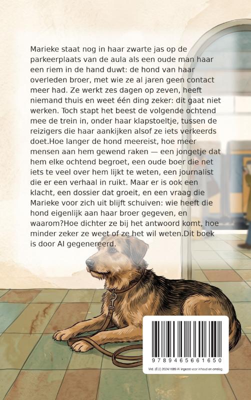 Achterkant van Goeie hond