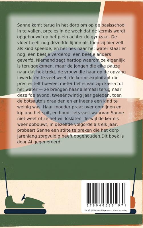 Achterkant van Botsauto's