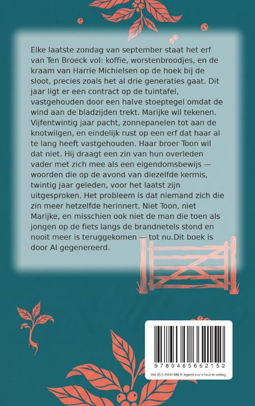 Achterkant van Kermiskoffie