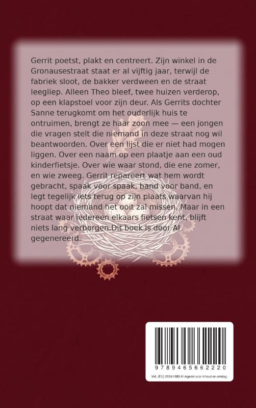 Achterkant van Teruggelegd