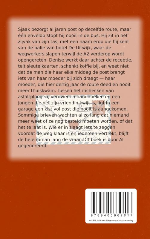 Achterkant van Retourpost