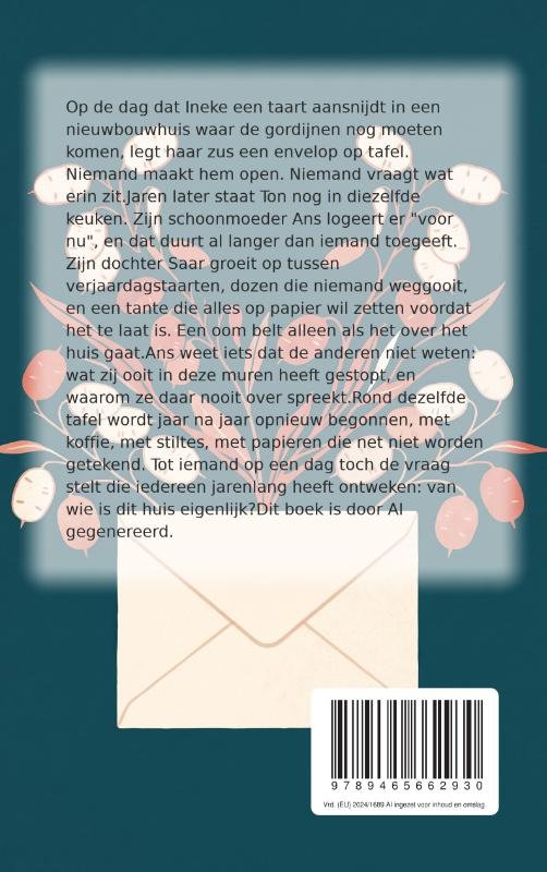 Achterkant van De envelop