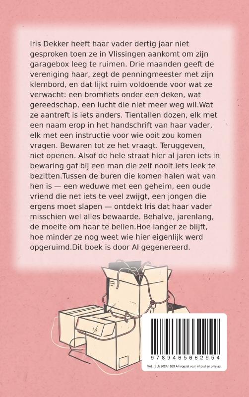 Achterkant van Box veertien