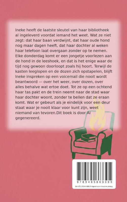 Achterkant van De laatste uitleen