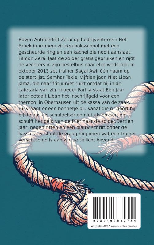 Achterkant van Ik heb de makkelijkste genomen