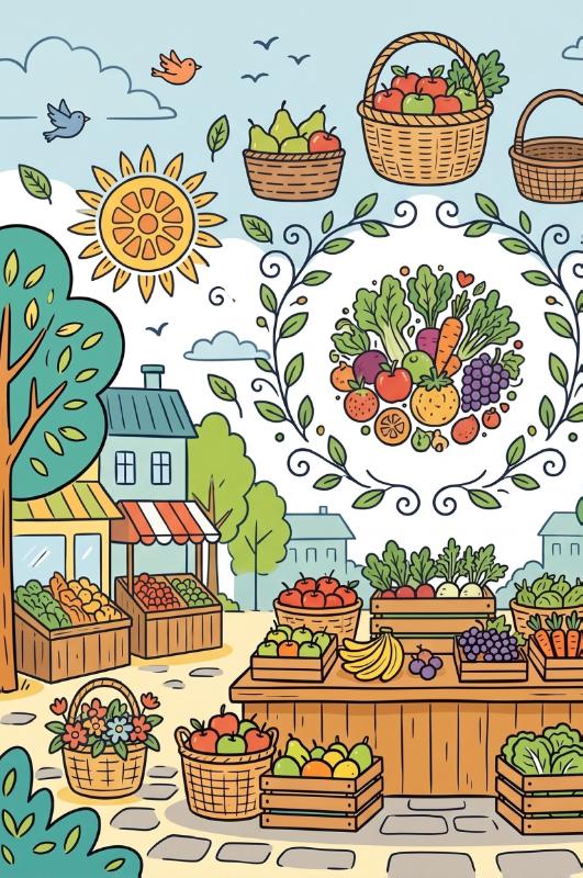 Achterkant van De marktkraam op zaterdag