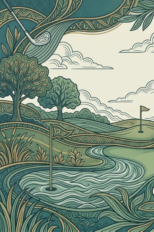 Achterkant van Golf