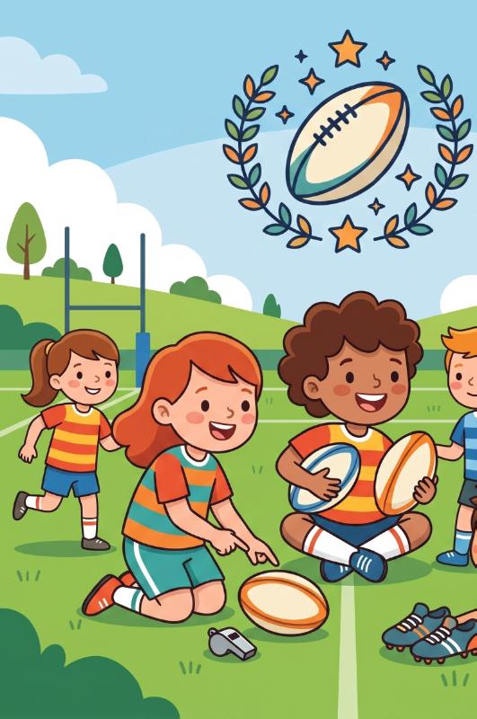 Achterkant van Rugby