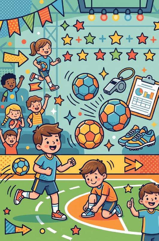 Achterkant van Handbal