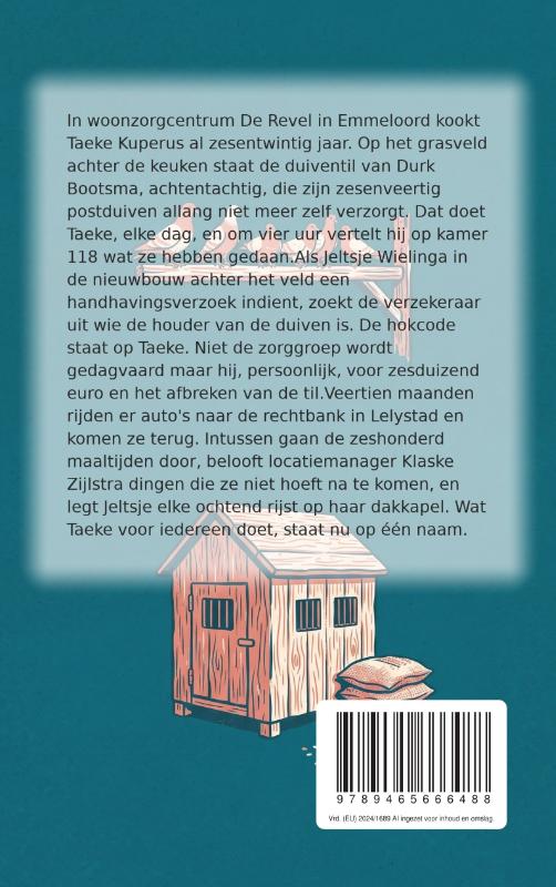 Achterkant van Er staat houder