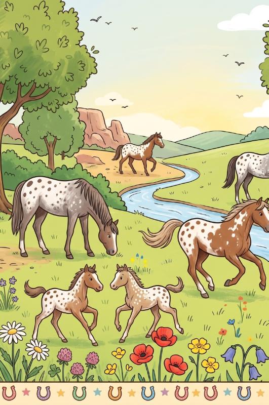 Achterkant van Appaloosa's