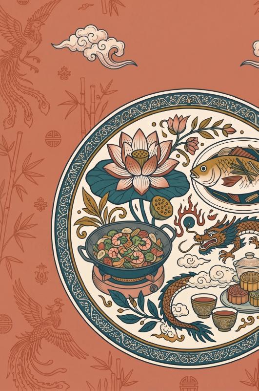 Achterkant van De Chinese keuken