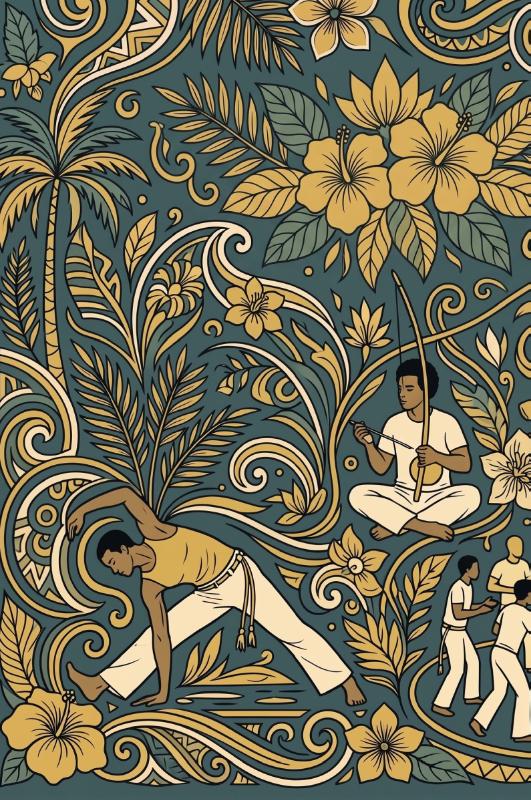 Achterkant van Capoeira