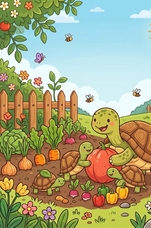 Achterkant van Landschildpadden