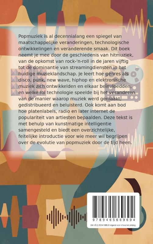 Achterkant van Popmuziek door de Decennia Heen
