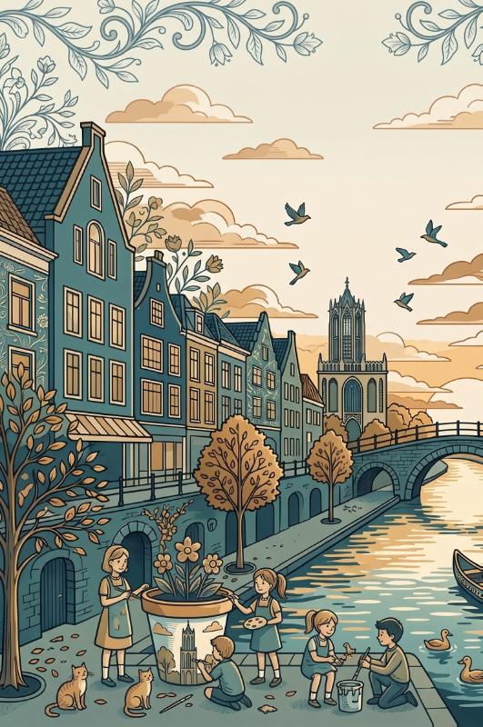 Achterkant van Utrecht