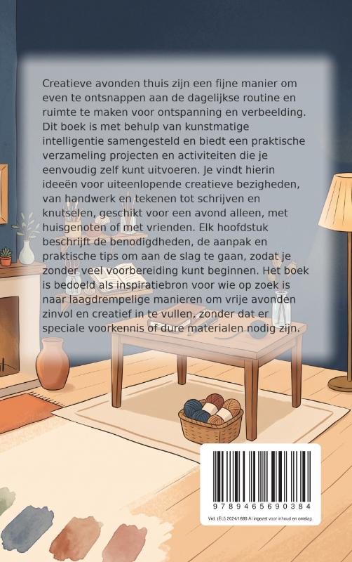 Achterkant van Creatieve Avonden