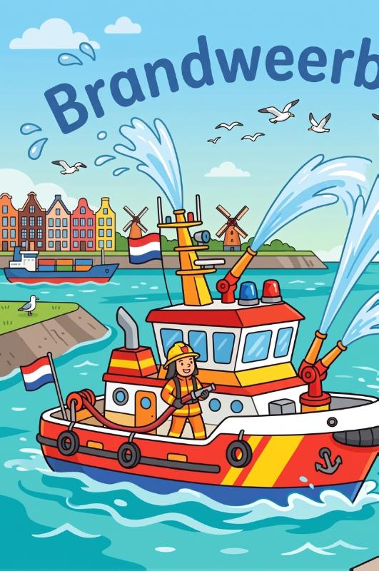 Achterkant van Brandweerboten