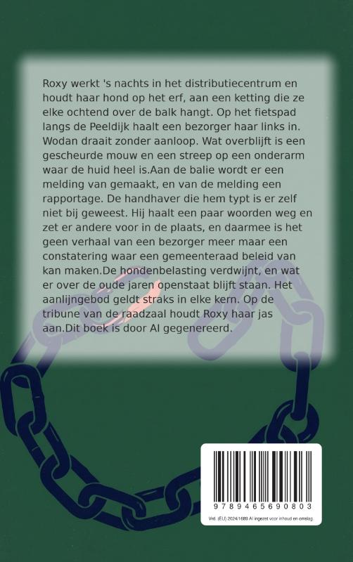 Achterkant van Geconstateerd is dat