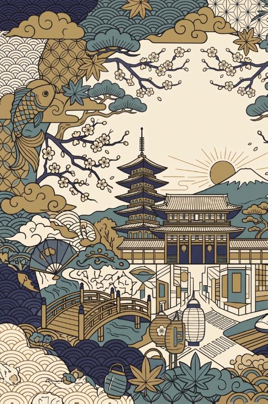 Achterkant van Tokio