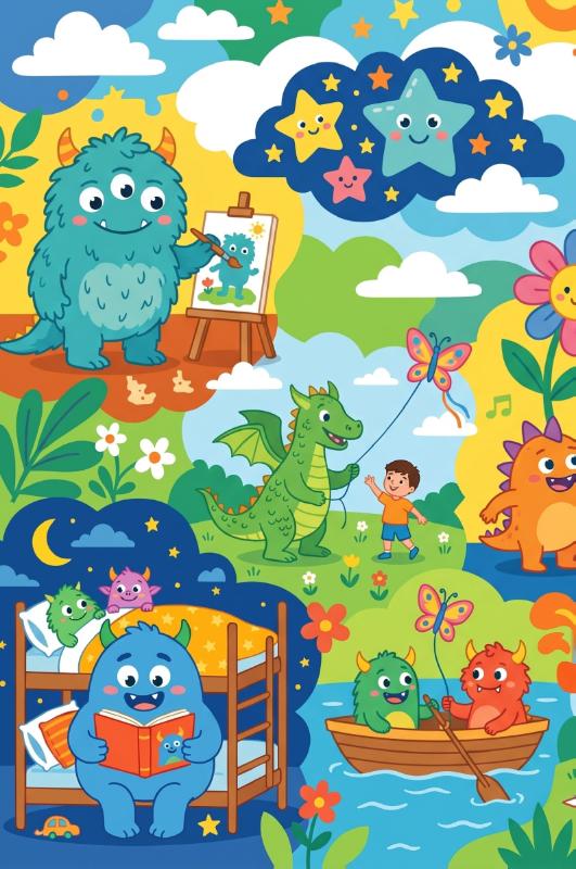 Achterkant van Vriendelijke monsters
