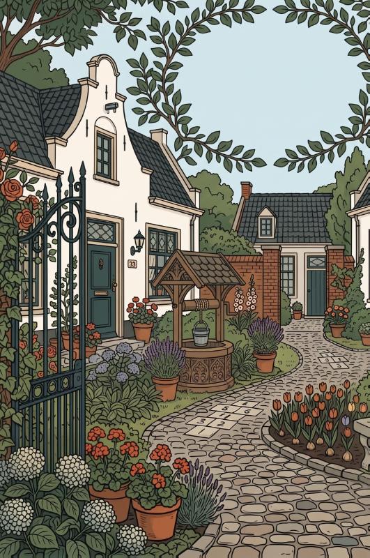 Achterkant van Hofjes