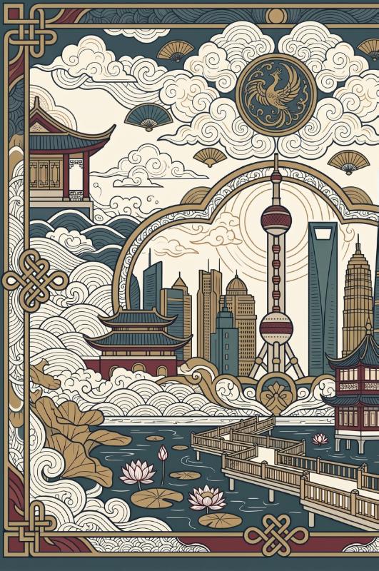 Achterkant van Shanghai