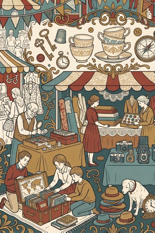 Achterkant van De rommelmarkt