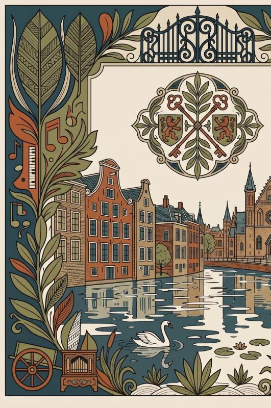 Achterkant van Den Haag