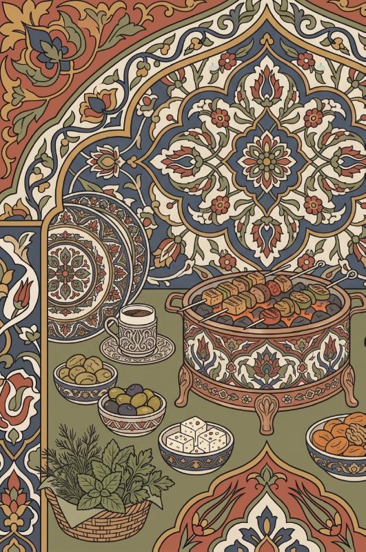 Achterkant van De Turkse keuken