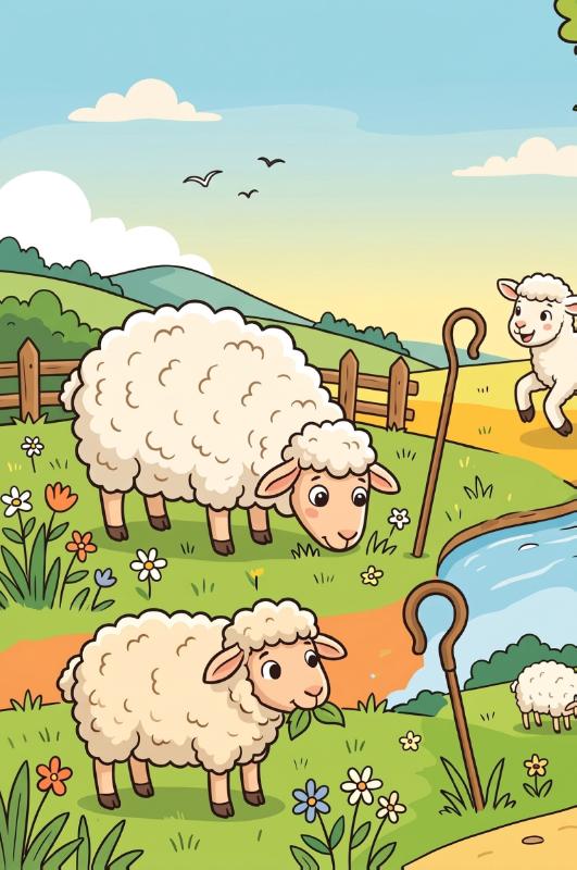 Achterkant van Schapen