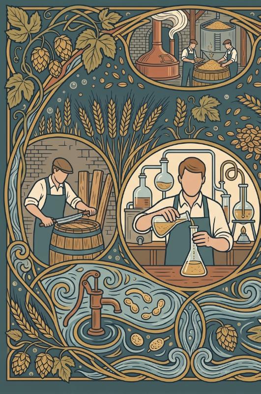 Achterkant van De bierbrouwerij